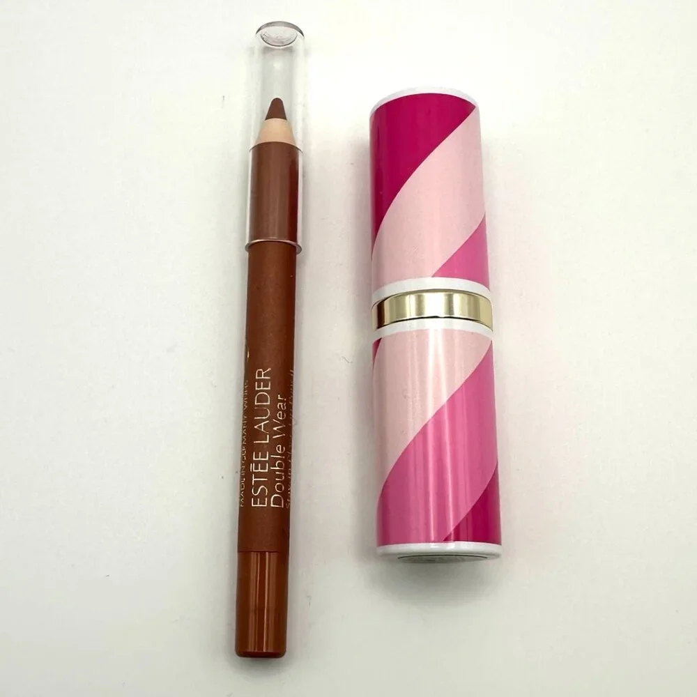 Estée Lauder Lipstick (440) & Lip Pencil (18 Nude) Sample Set. New without Box.